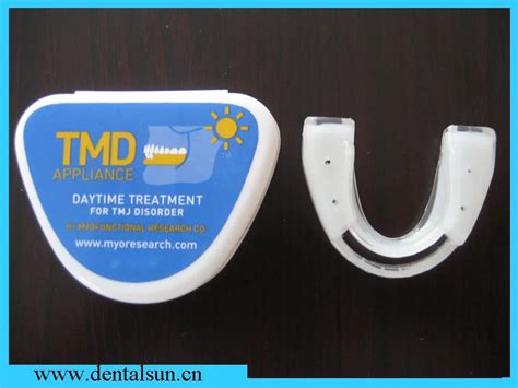 Notice the occlusal changes. . Tmj daytime appliance